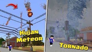 KITA BERTAHAN HIDUP DARI BADAI MEMATIKAN SERAM BANGET DI MCPE