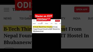 Shame on KIIT ODISHA #kiitcase #nepalistudent #crimestory #horrorstories #slowedandreverb