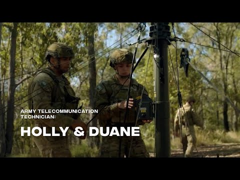 Army Telecommunications Technician - Holly & Duane