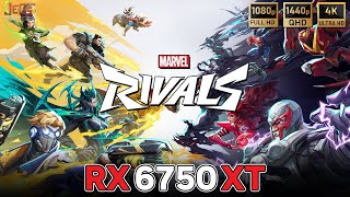 Marvel Rivals | RX 6750 XT | FHD, QHD, 4K benchmarks