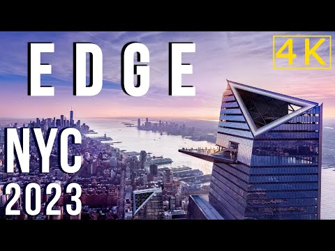 [4K] 🇺🇸 Edge Observation Deck at Hudson Yards, NYC Walking Tour 2023 Part 4 #nyc #newyork #edge