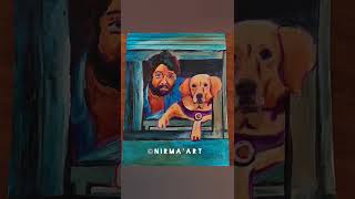 Charlie with Dharma in artistic version.. #777charlie #777charliemovie #dog #rakshithshetty