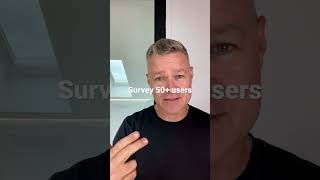 Survey your users in #productdiscovery #designthinking #leanstartup