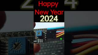I2C LCD interfacing with Arduino, Happy New Year 2024 @electrobehind9038