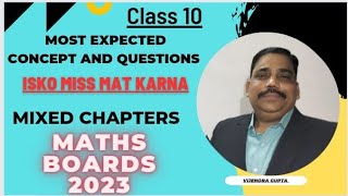 Mixed Questions|most important questions for #class10  Maths board exam 2023 Don't miss this part 2