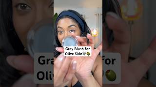 IM HERE FOR THIS…GRAY BLUSH CAN BE GREAT TO MUTE DOWN BRIGHT BLUSHES 👀