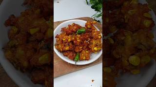 😲🤤Ivlo tasty and quick snack recipe ah😱 Crispy Corn pakoda🔥 #shorts