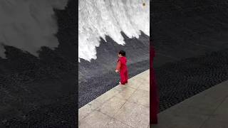 Disappearing Waterfall in China! 🤯 #shortsvideo