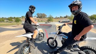 First Ride On The ETM RTR Electric Dirt Bike!