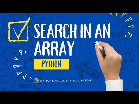 Search Number in Array | Python Editor | Pictoblox