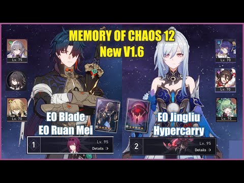 Blade x Ruan Mei & Jingliu Memory of Chaos 12 | Honkai Star Rail 1.6