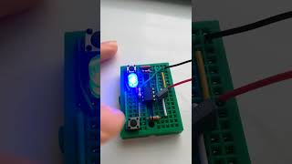 on-off switch with ne555 timer ic #breadboard