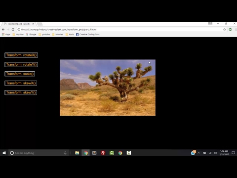 How to make a css3 image slideshow Transform scale