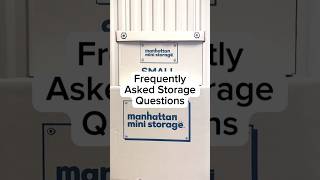 Frequently asked storage questions 📦 #faqs #storageadvice #shorts