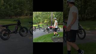 This kid has a huge E-bike collection🤯 #ebike #surron #eridepross #shorts #subscribe
