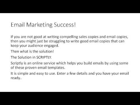 Scriptly Review - Readymade Autoresponder Templates