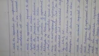10th CHEMISTRY most important practicals