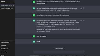 ChatGPT: How I Created this channel  - The AI Explorer