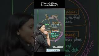 " Cell Cycle - Interphase " With QuickShot Biology| #poonam Ma'am |#shorts#neet#biologynotes