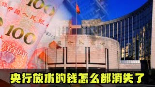 央行放水的钱怎么都消失了丨量化宽松丨货币政策丨中国银行