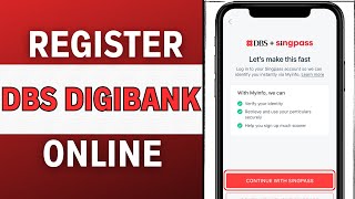 How to Register DBS Digibank | Sign Up DBS Bank Online