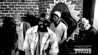 The 40Deuce Cypher #1 *Topic*Helix Troy*Saint Mic*Dawscyclops*Galvanized-Tron*Double O*Rush One*