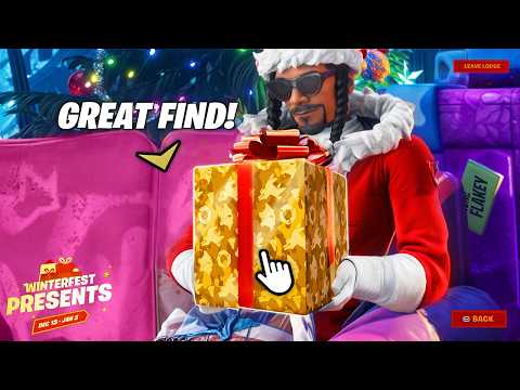 WINTERFEST PRESENTS In FORTNITE!