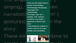 Question 88. Please explain about Pansori.