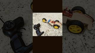 3 wheel different RC car diy cardboard at remote control  #shorts  simple build