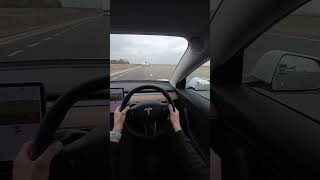 Tesla Model 3: London to Huddersfield (215 Miles) on a Single Charge #tesla #evroadtrip #shorts