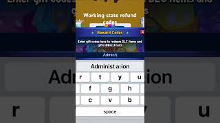 Working state refund code #roblox #bloxfruits #viral