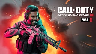 Modern Warfare III Part 1 – New War Begins! 🔥 | CoD MW3 Live Campaign Gameplay