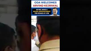 #arvindkejriwal arrives in #goa #aamaadmiparty #aap #kejriwalmodel