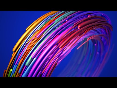 Gyroscopic Ring Laces Background Visuals | ENVATO | 4K
