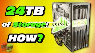 Is this the most cost effective storage expansion? - HP Z840 Workstation + 5.25" Bay + 24TB SSD/HDD.