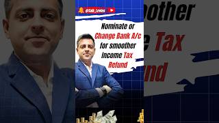 How to select bank account for Income Tax Refund / TDS refund #tdsrefund #taxrefund2025 #taxrefunds
