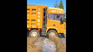 Spintires: MudRunner -SHACMAN DELONG X3000 Towing a Truck on a Snowy Road Ep6