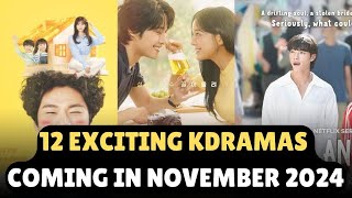 12 Must Watch K-Dramas Coming in November 2024: Gong Yoo, Love Contracts & Twisted Mysteries! 🎬🔥