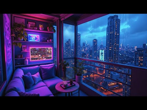 Chill Lofi Hip Hop Beats [Lo-fi for study, work and relax with Rain sounds] ☔ Study & Relax Music