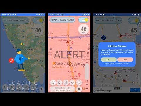 Kerala AI Camera tracker radar trailer