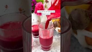 5 Benefits of Drinking Beet Juice! #shorts #beetjuice