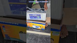 Luminous 80ah solar battery 850e solar inverter 170w solar panel installed thootur government school
