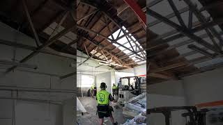Cool it down, Coolstore construction. 🚧 #Construction #recycling #coolroom #shorts
