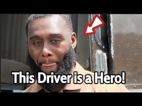 This Delivery Man Did More Than Deliver Packages – He Saved a Life! #truestory #us