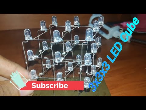 3x3x3 LED Cube [ FULL TUTORIAL ] How to make using Arduino UNO #ARDUINOTECHNOLOGY