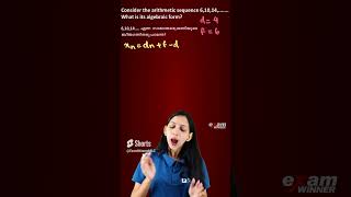 Algebraic Form of Arithmetic Sequence   SSLC Maths