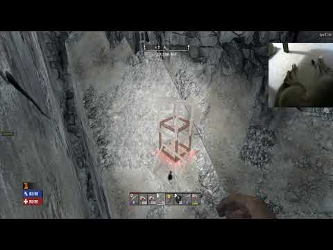 7 days to die, collapsing sections of moat down to bedrock.