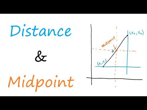 How to find the Distance and Midpoint of a Line