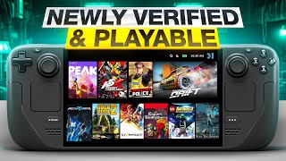 Top 10 Newly Verified and Playable Steam Deck Games!
