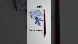 DIY diary pencil topper 😱 #diy #backtoschool #youtubeshorts @itspriyanjalisingh